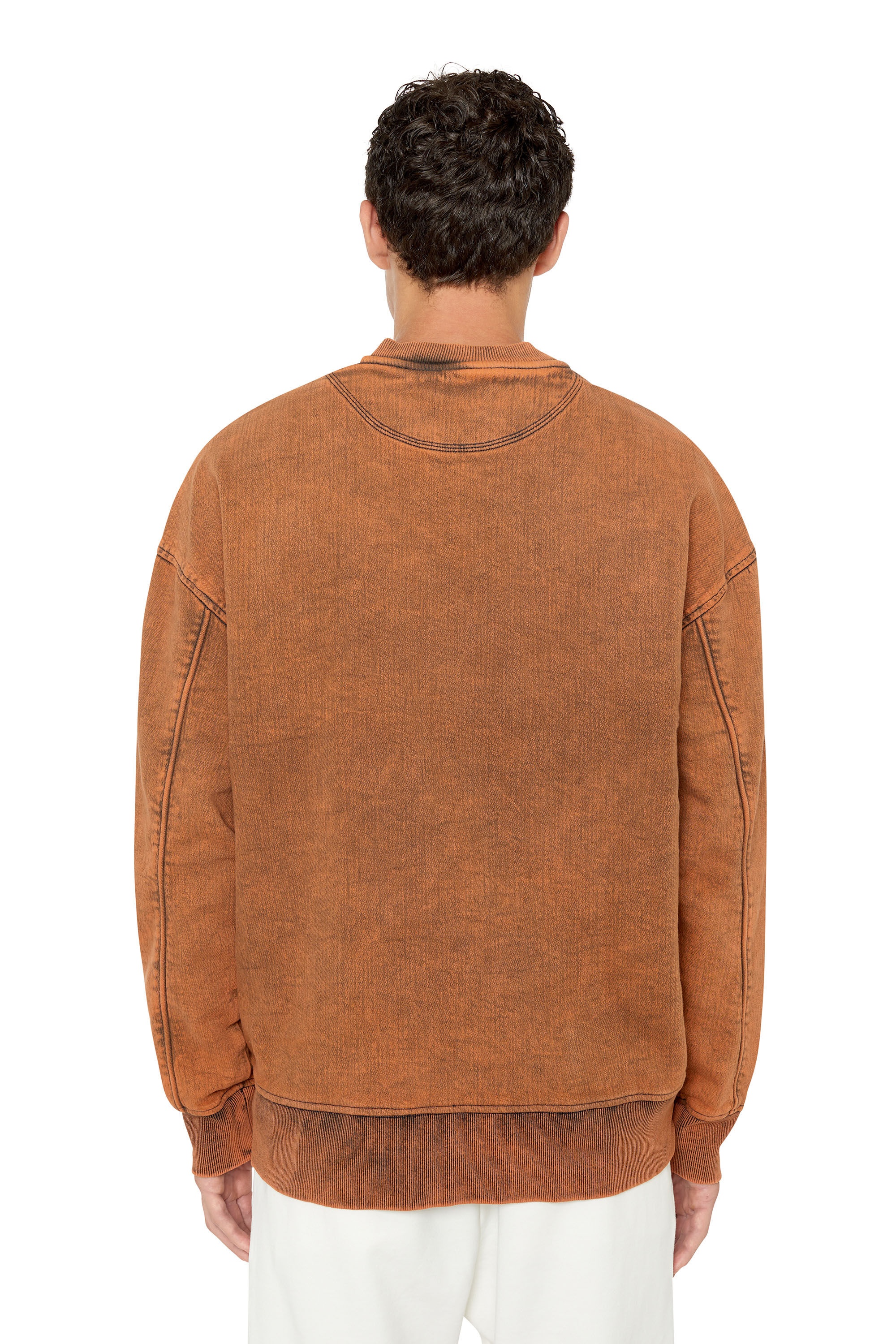 D-KRIB TRACK DENIM SWEATSHIRT - 4