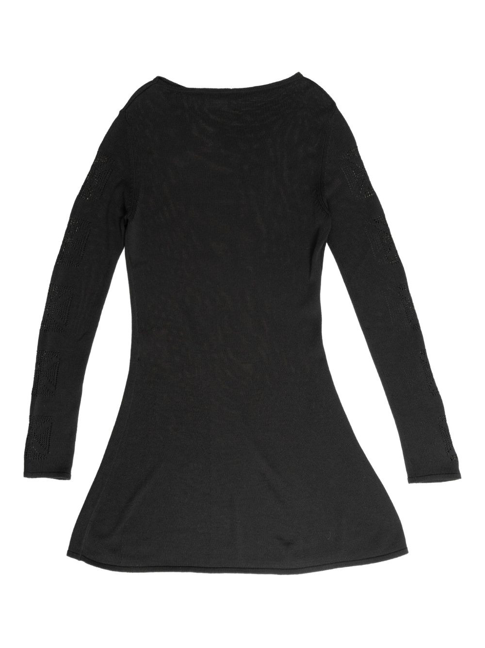 cross-stitch knit dress - 3