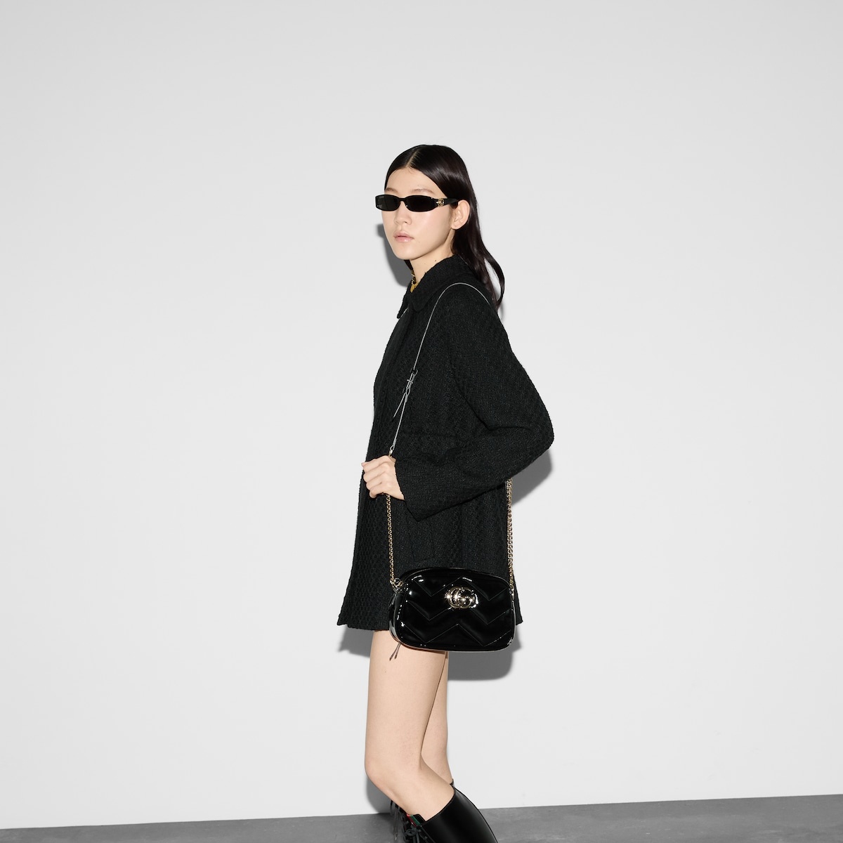 GG Marmont small shoulder bag - 3