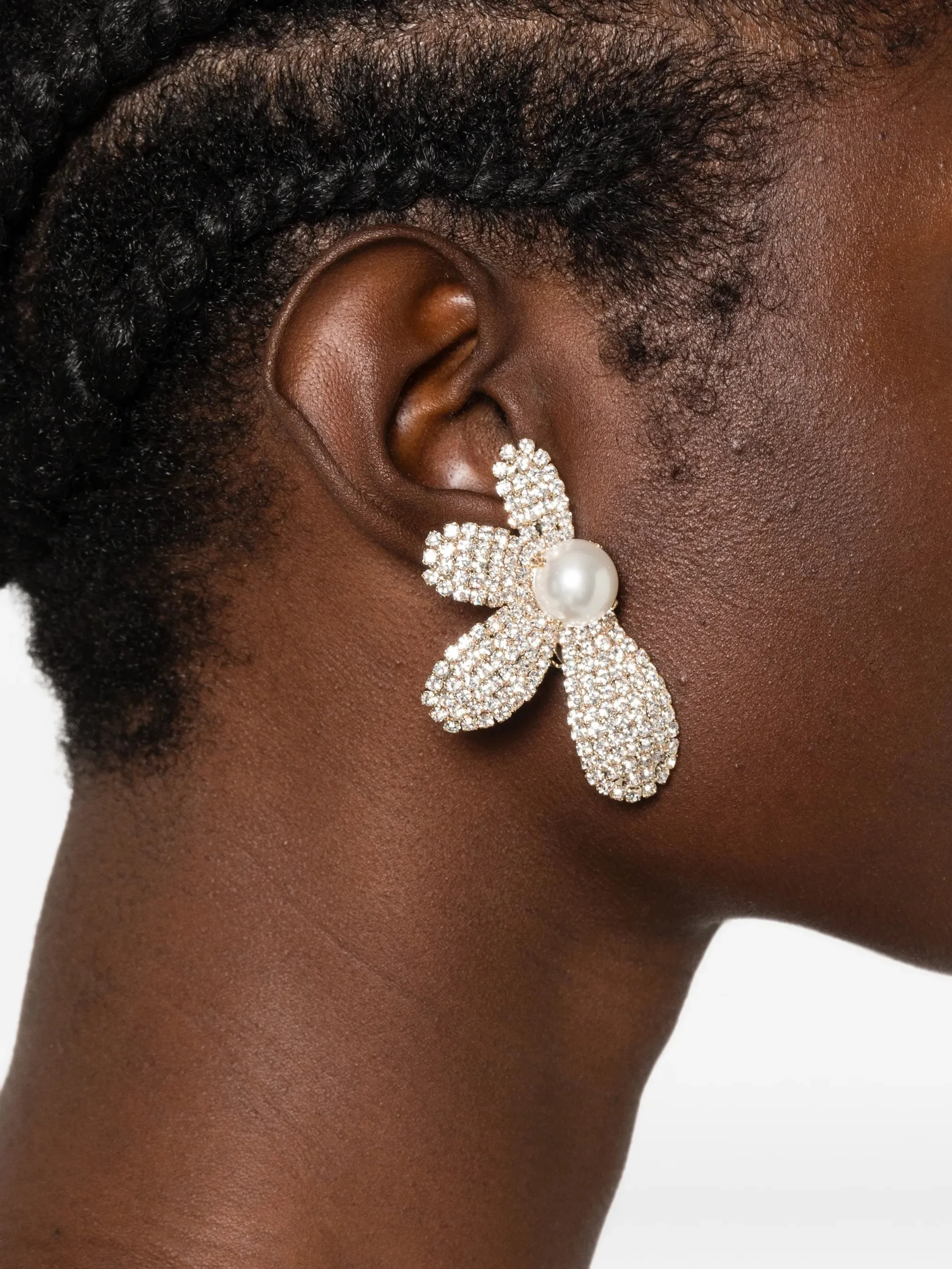 Rosantica Floral-motif Earrings - 1