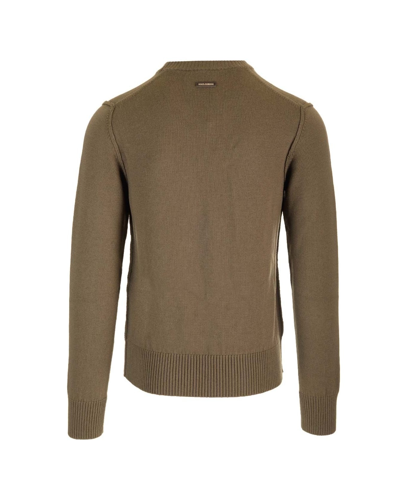 Dark Brown Crewneck Knit - 2