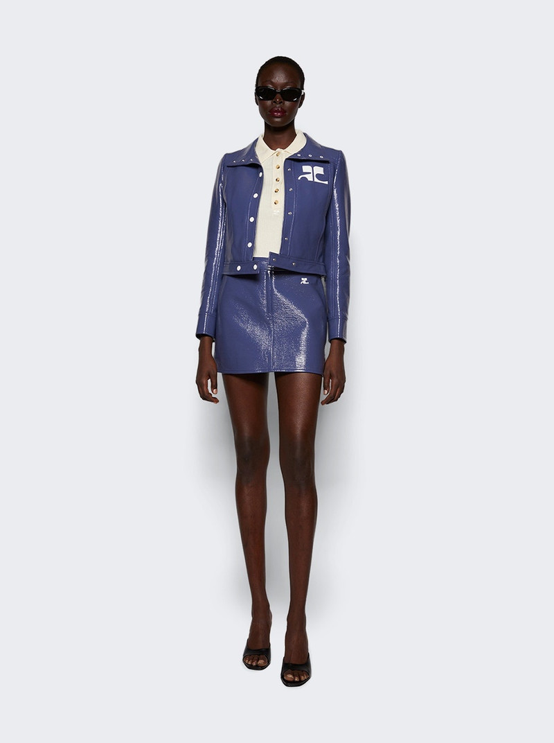 courrèges Vinyle Reedition Jacket Dusk Blue outlook