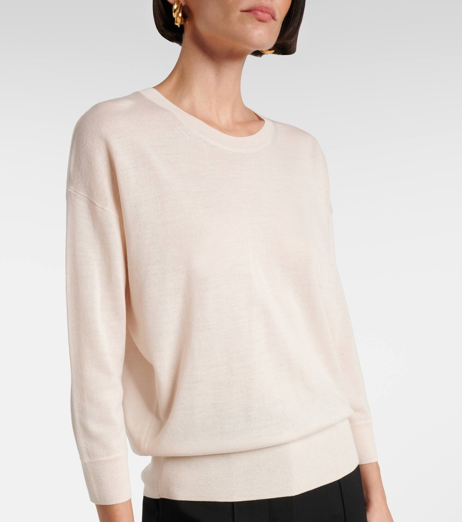 Refined Essentials wool and cotton sweater - 7