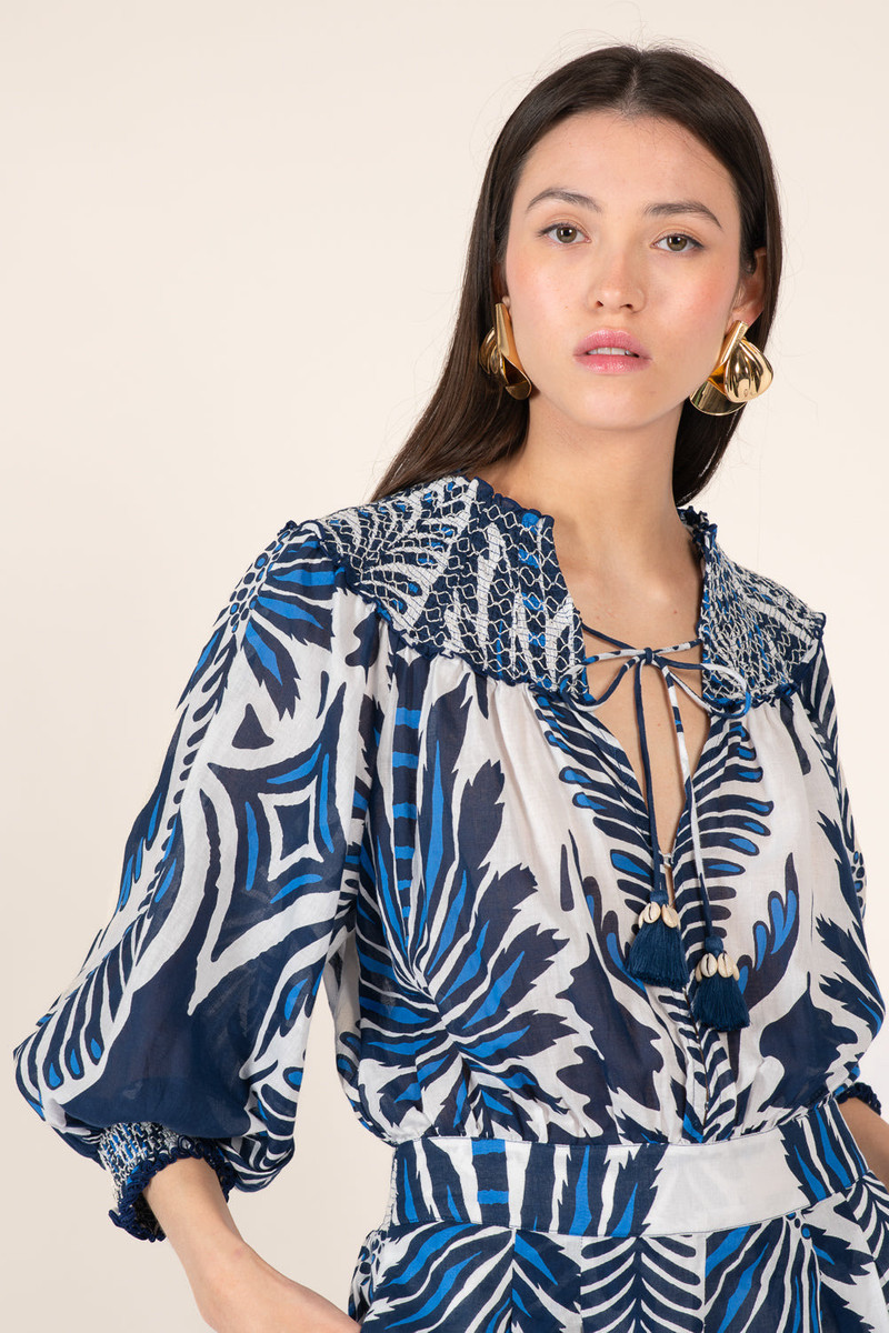 Short Jumpsuit Janna - Navy Cartagena 5