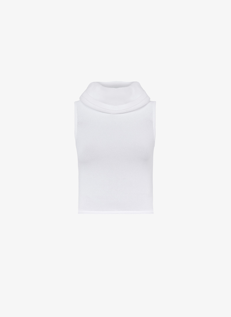CROP HOODED TOP - 1