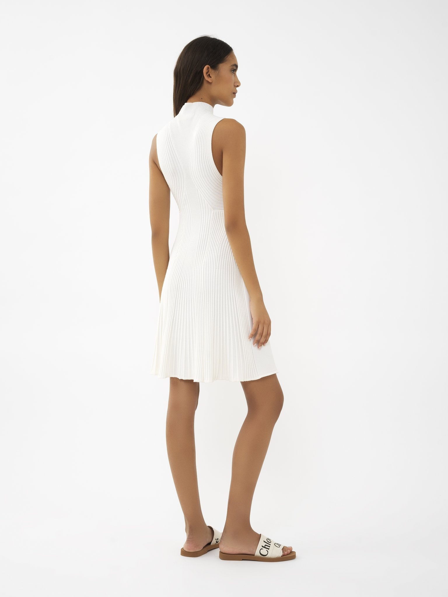 MOCK-NECK MINI DRESS - 5