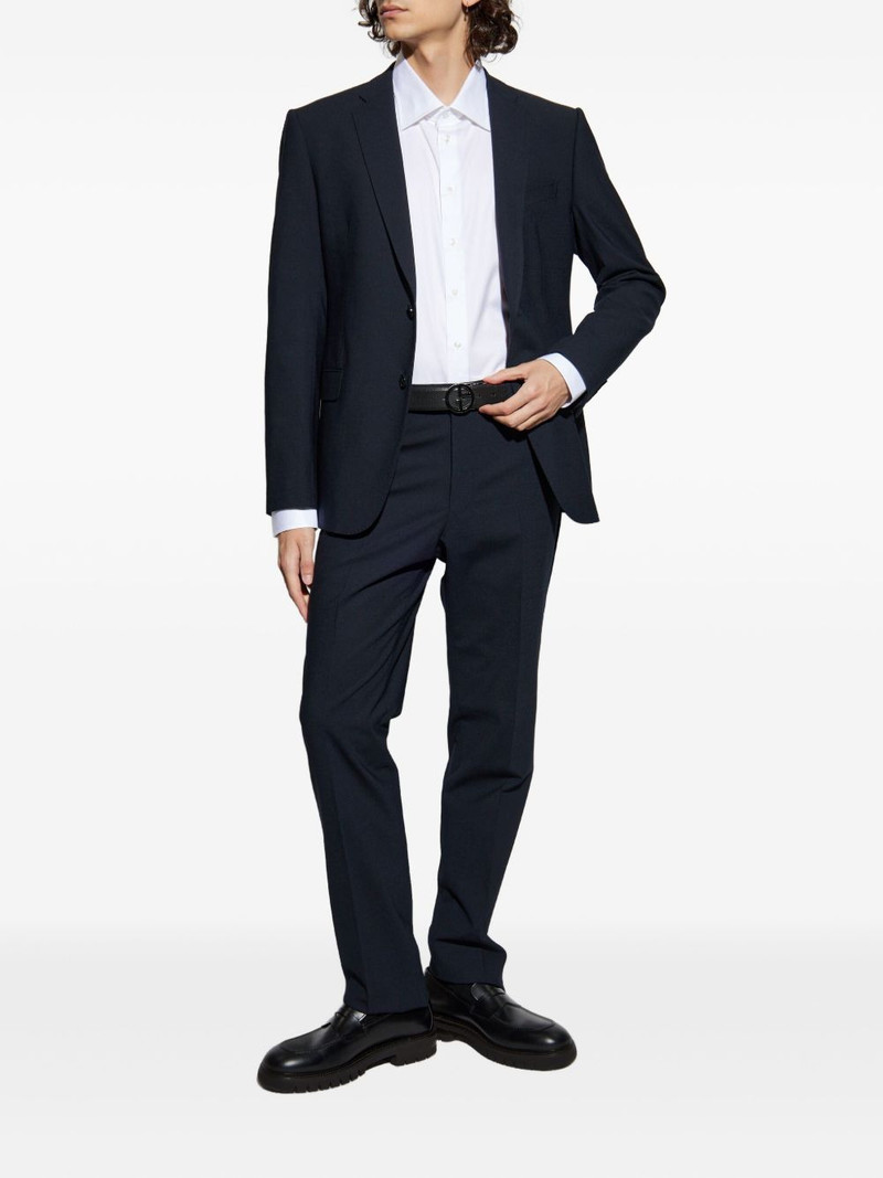EMPORIO ARMANI single-breasted wool suit outlook