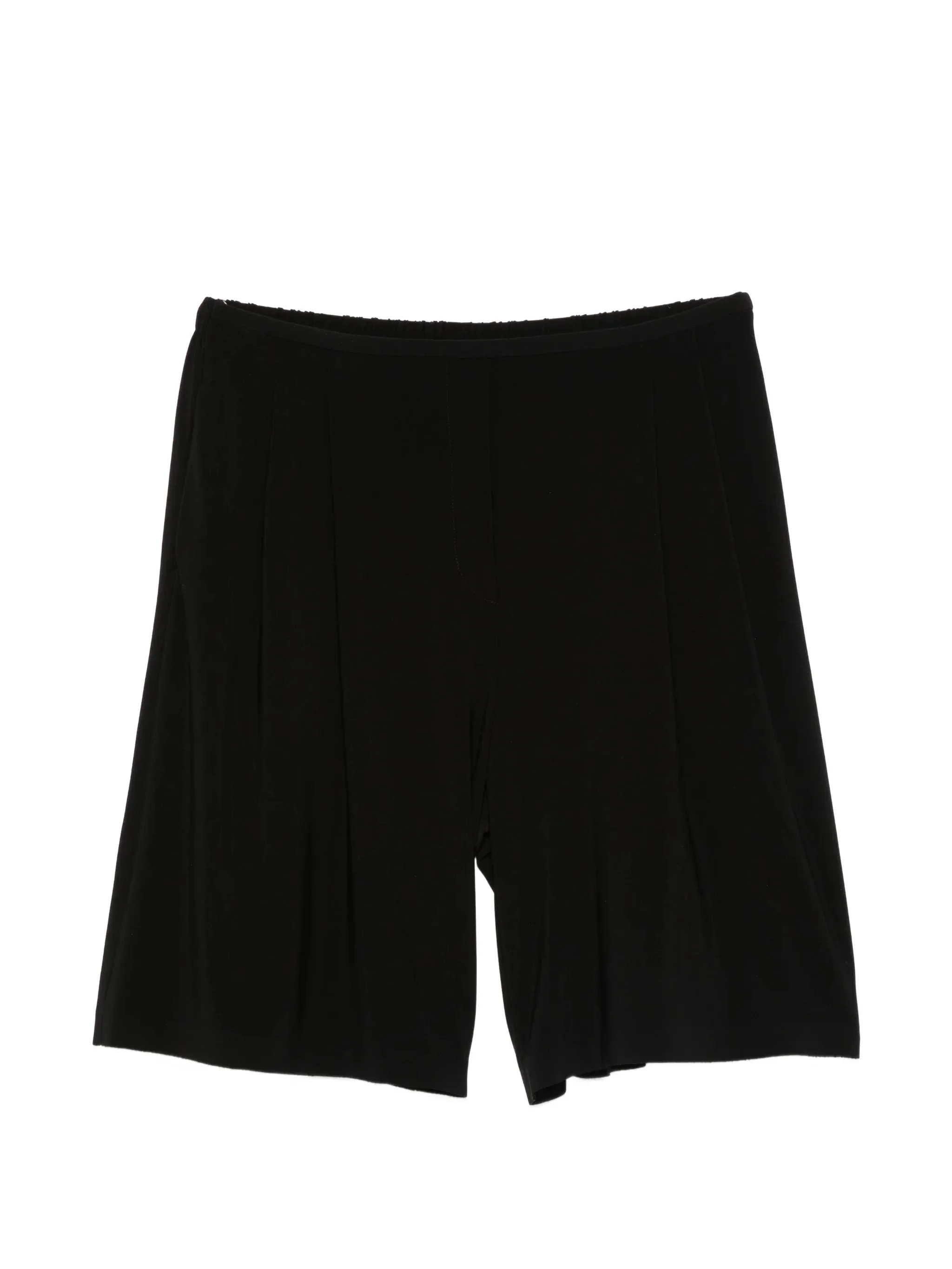 pleated bermuda shorts - 1