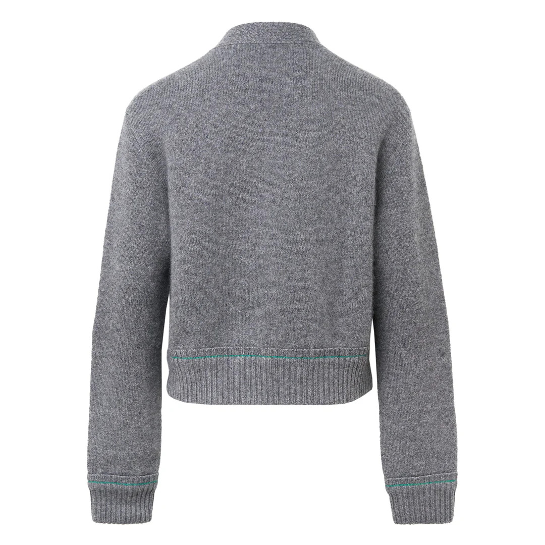 S Cashmere Knit Cardigan - 2