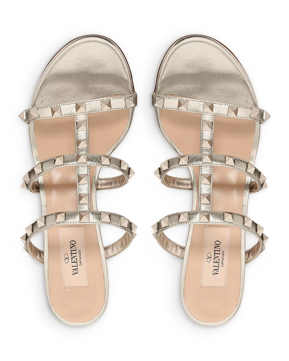 Women's Rockstud Block Heel Slide Sandals - 4