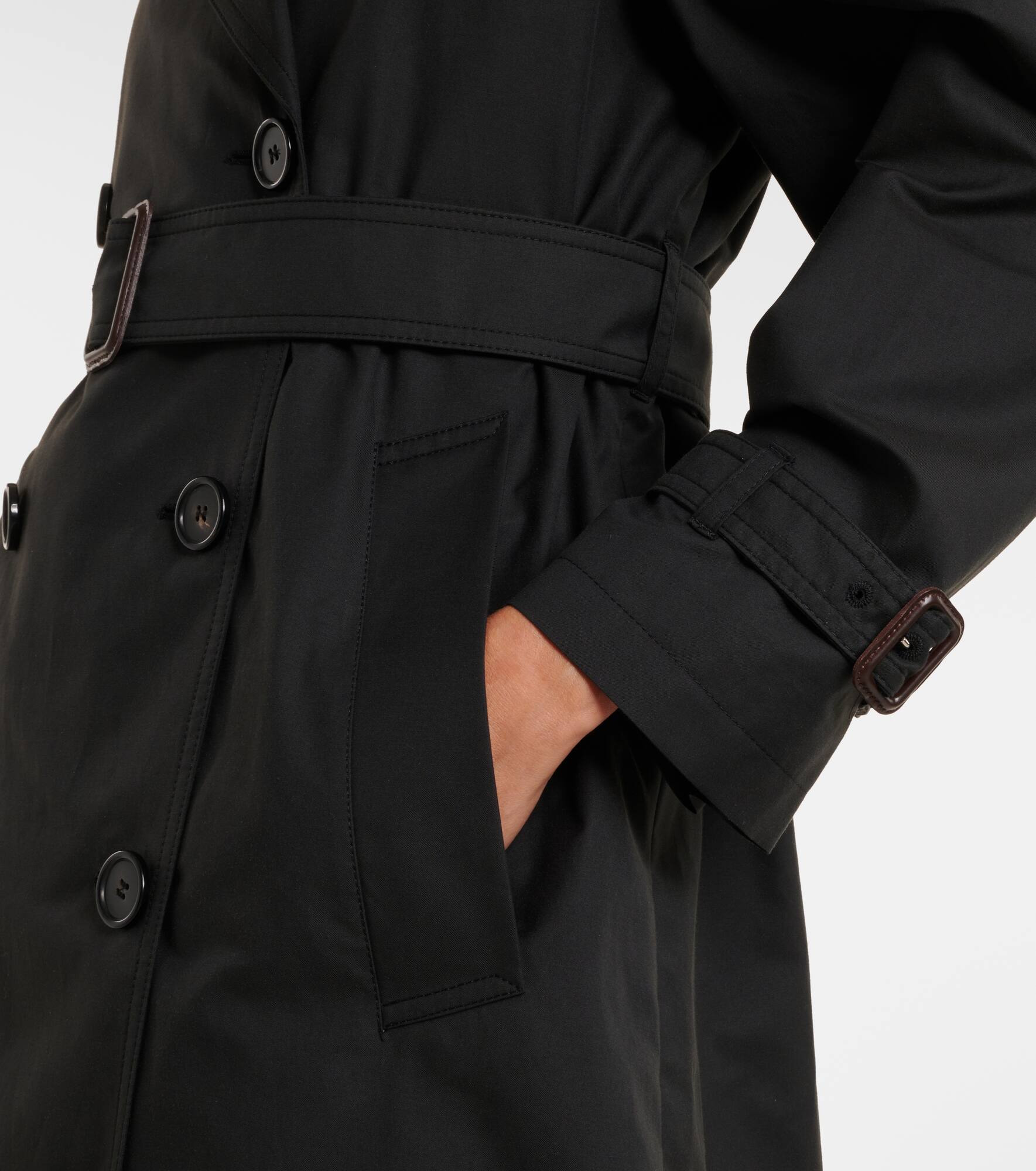 Fiorito cotton-blend twill trench coat - 5