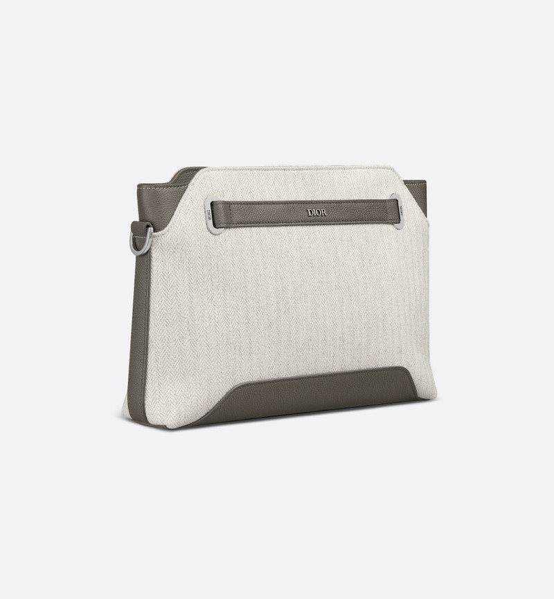 Dior Normandie A5 Triangle Pouch 3