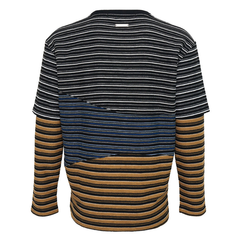 Andersson Bell Stripe Layered Sweatshirt outlook