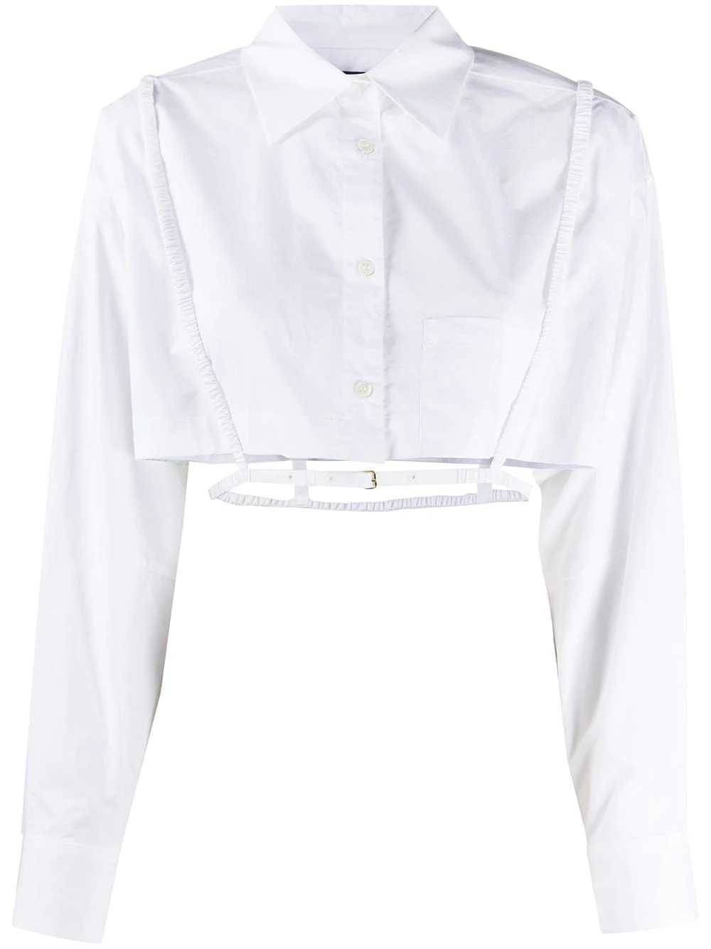 La Chemise cropped shirt - 1