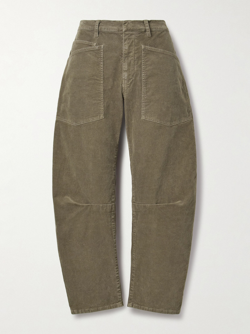Shon Cotton-blend Corduroy Tapered Pants 1