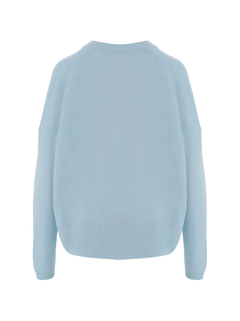 Allude V-neck patch-pocket cardigan outlook