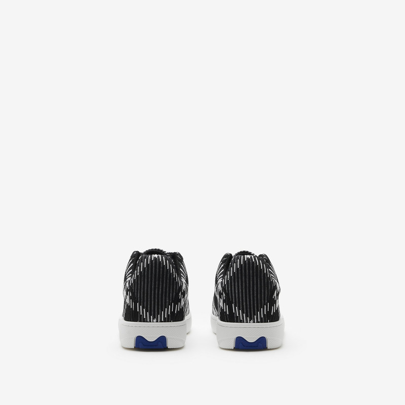 Check Knit Box Sneakers 4