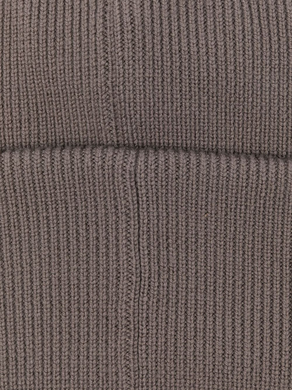 ribbed logo-patch beanie - 2