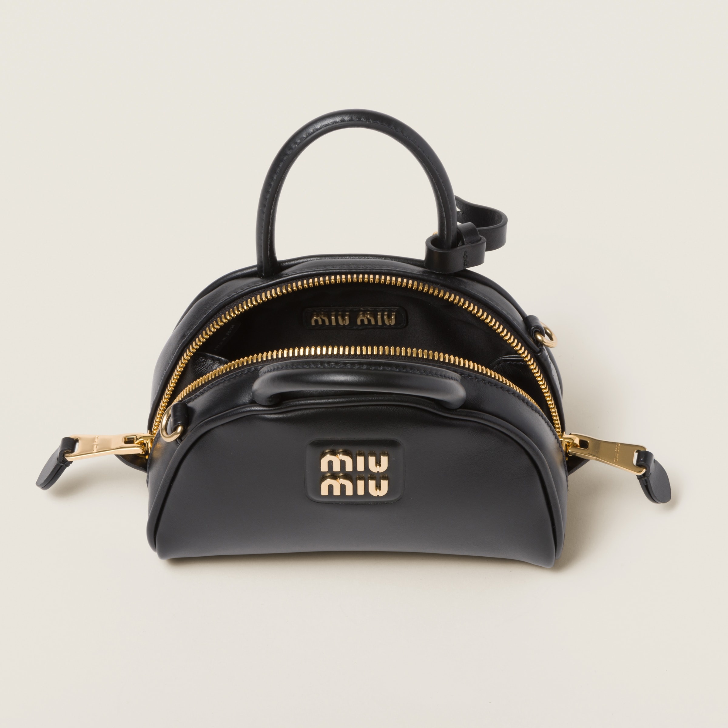 Leather top-handle bag - 5
