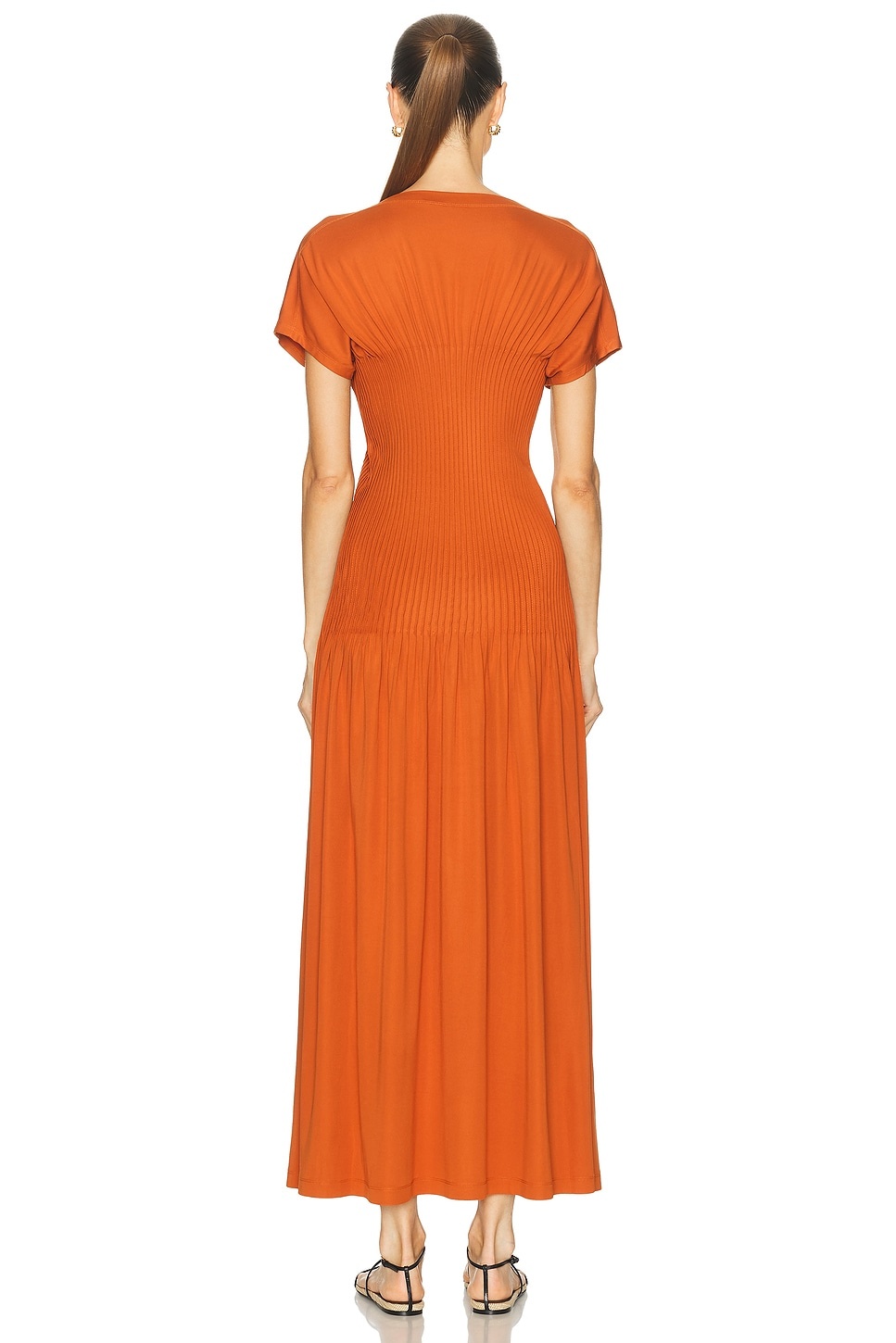 Knife Pleated Jersey Dress - 3