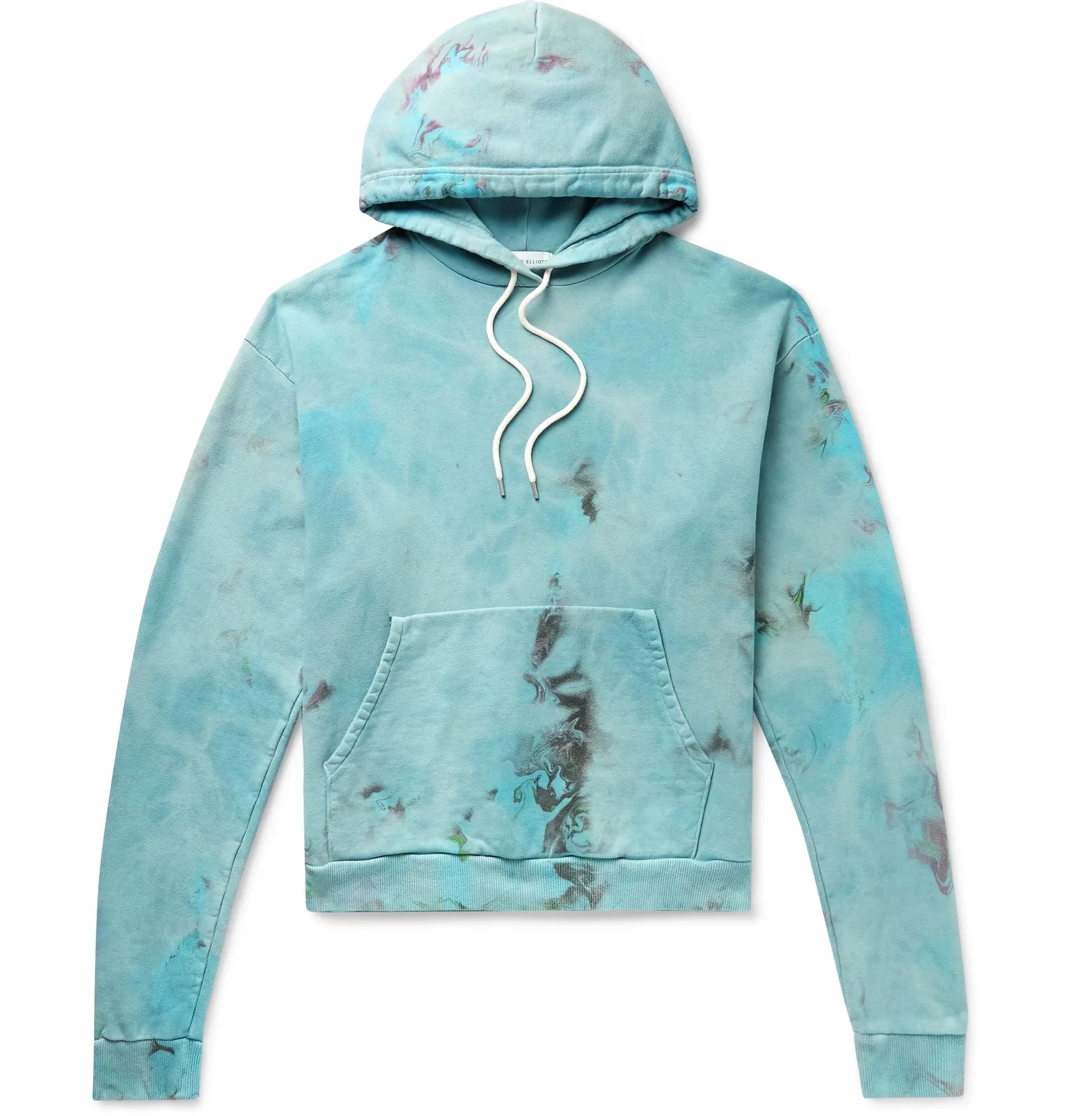 Beach Tie-Dyed Loopback Cotton-Jersey Hoodie - 1