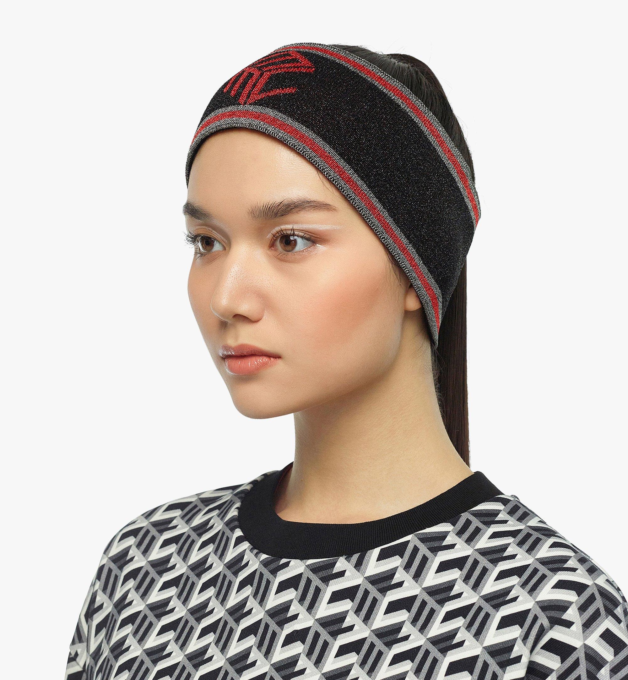 Cubic Monogram Knit Headband - 2