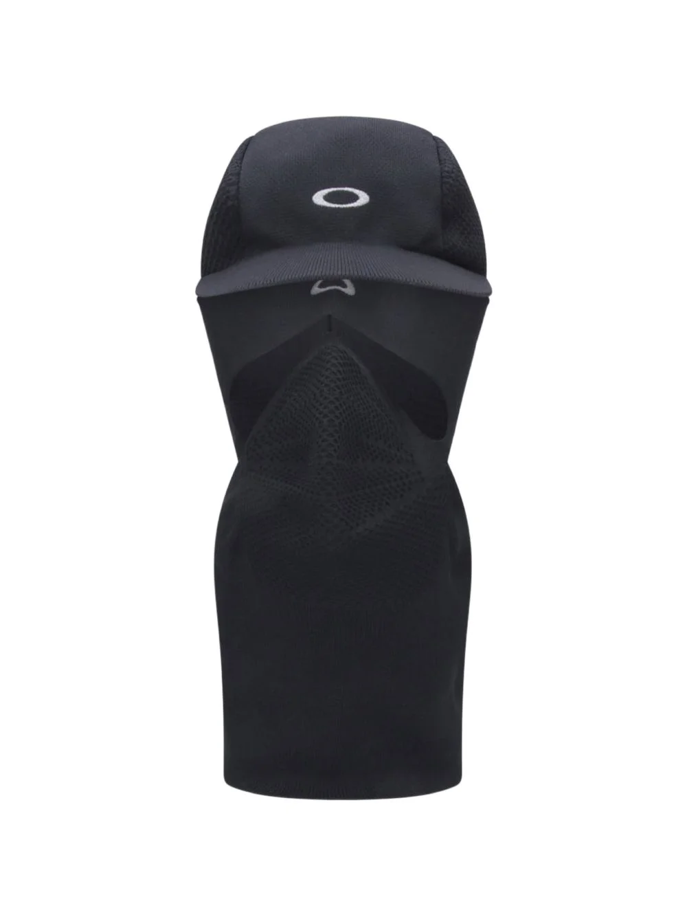 logo-embroidered mesh-panel balaclava - 1