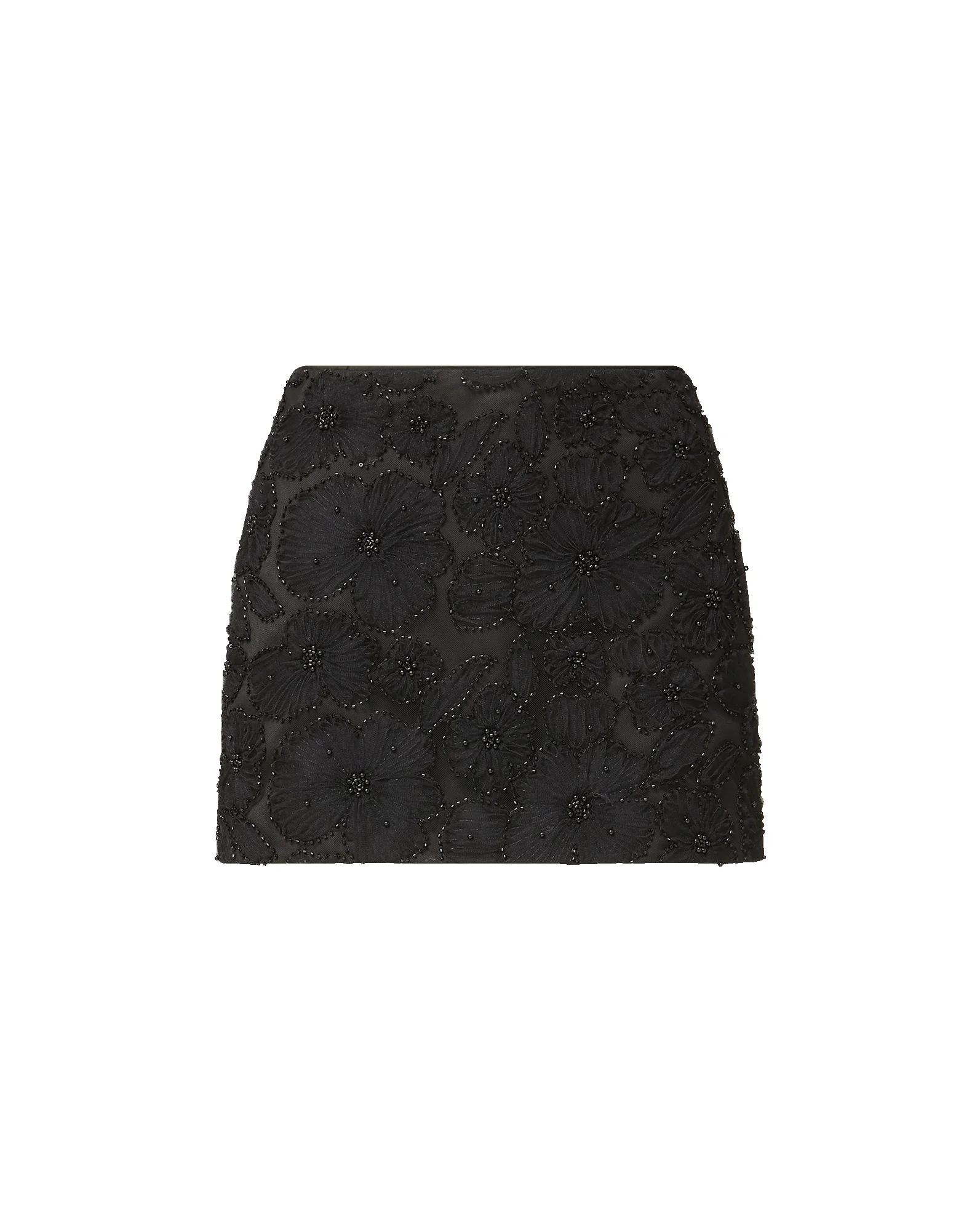 OLENNA EMBELLISHED MINI SKIRT - 1