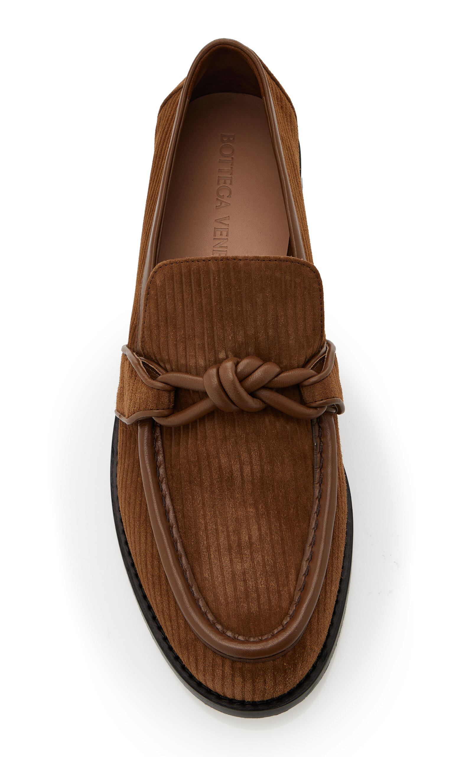 Astaire Knot Suede Loafers tan - 3