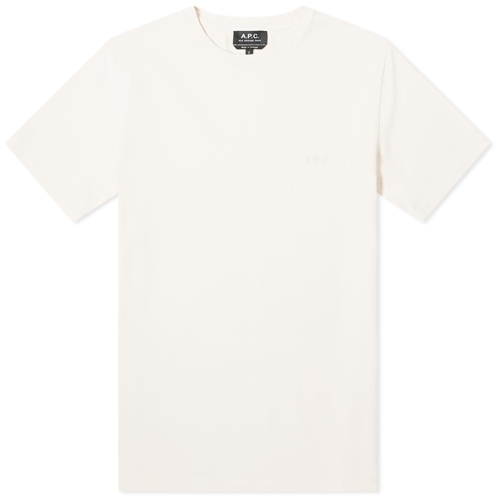 A.P.C. Dean Washed Logo Tee - 1