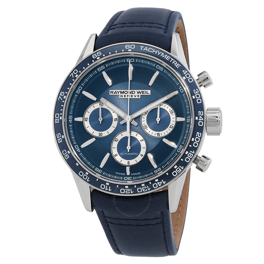 Raymond Weil - Raymond Weil Freelancer Chronograph Automatic Blue Dial Men's Watch 7741-SC3-50021 - 1