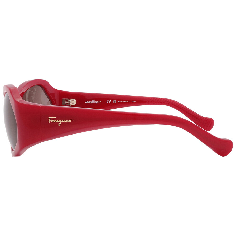 Salvatore Ferragamo Burgundy Wrap Ladies Sunglasses SF1078S 604 59 - 5