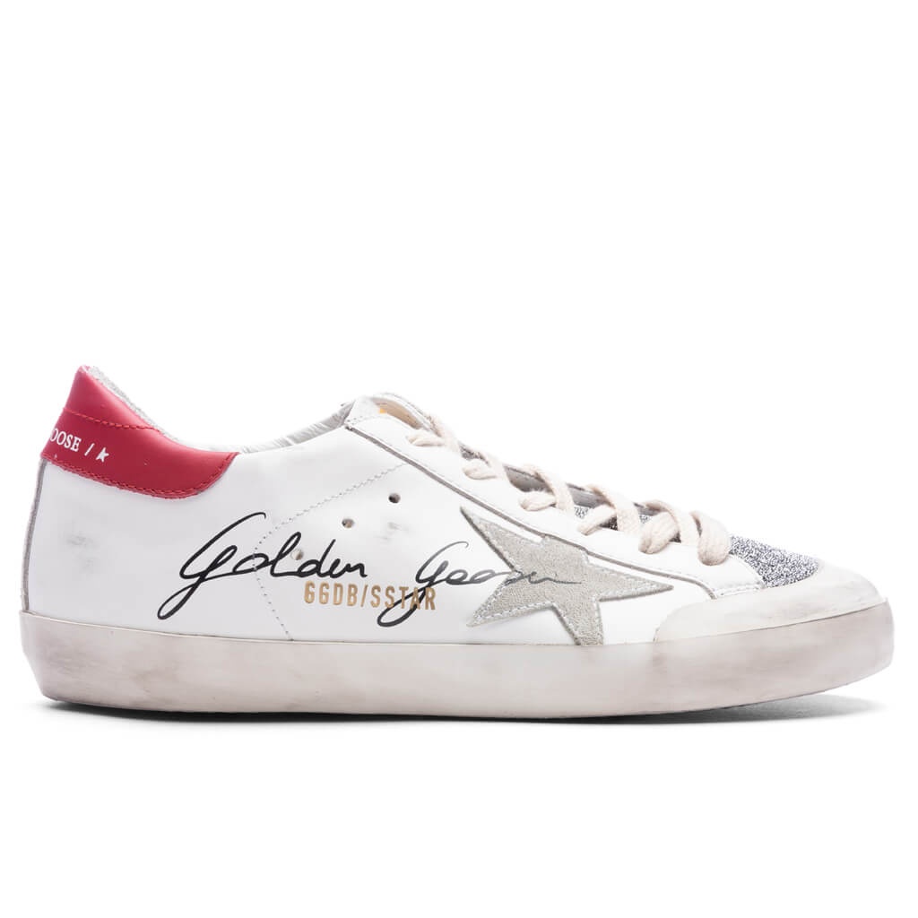 WOMEN'S SUPER-STAR PENSTAR - WHITE/SILVER/RED - 1