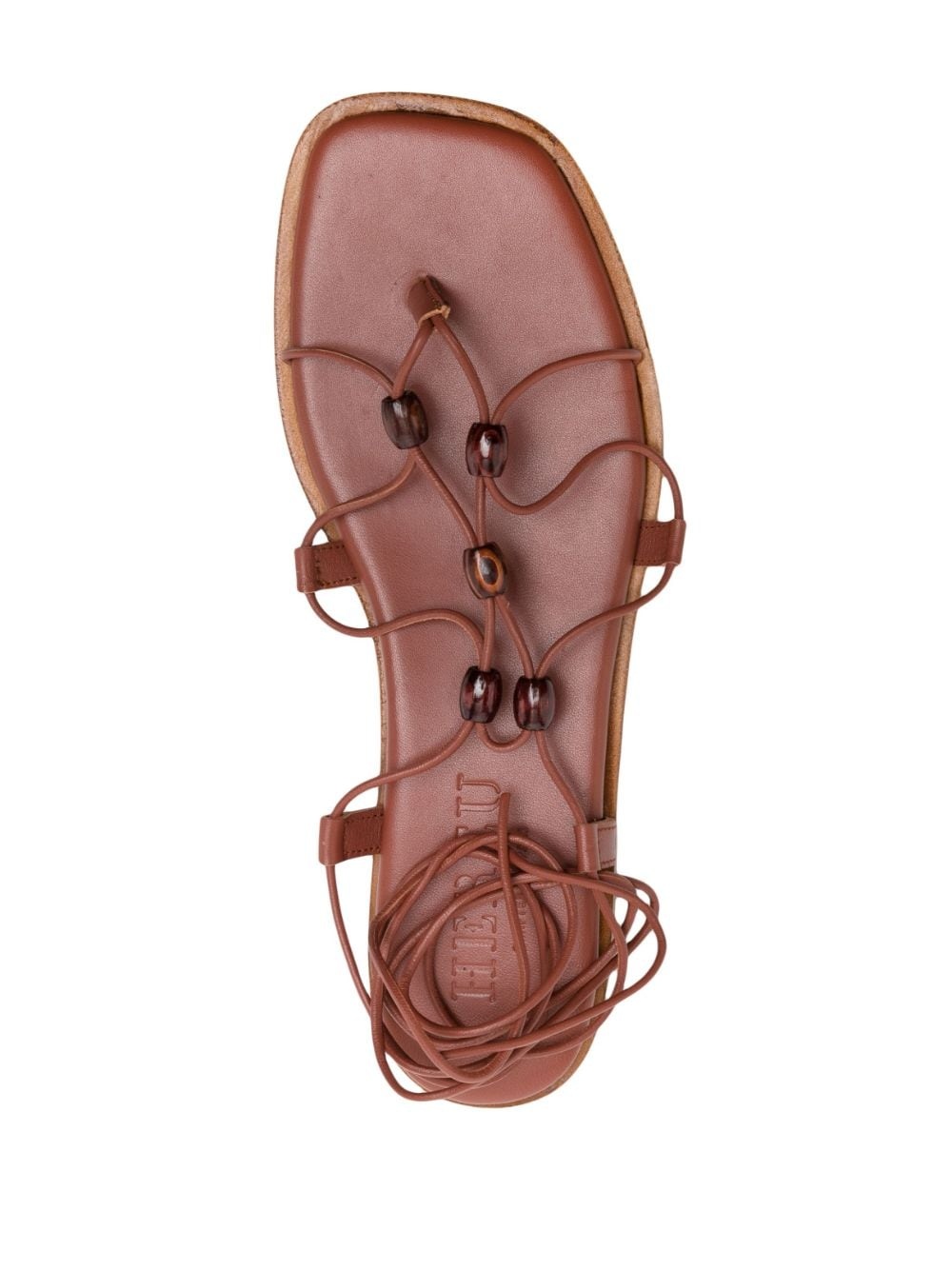 square-toe strappy sandals - 4