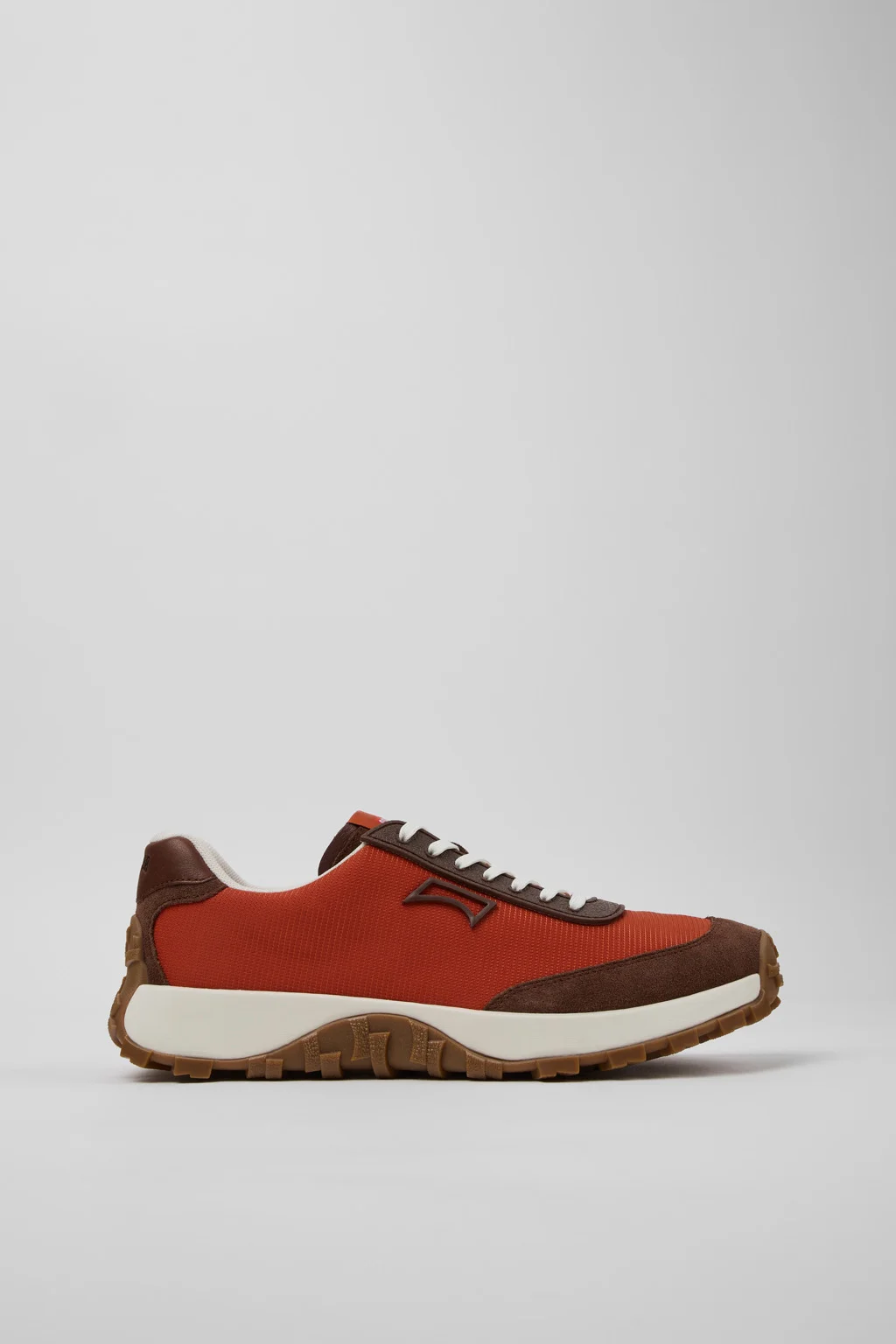 Drift Trail Red and Brown Textile and Nubuck Sneakers for Men. - 1