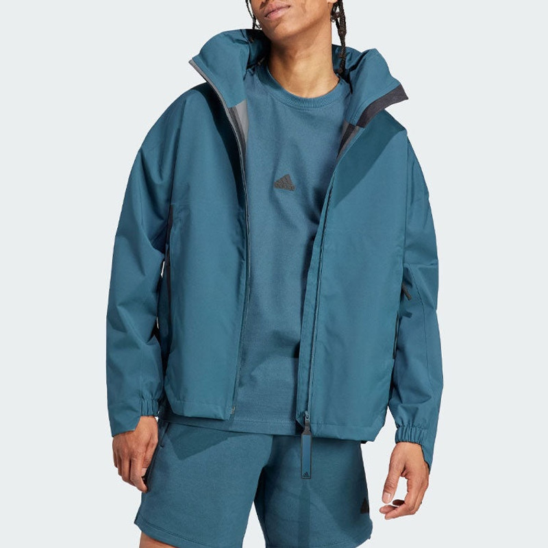 adidas adidas Myshelter RAIN.RDY Jacket 'Turquoise' HZ5701 outlook