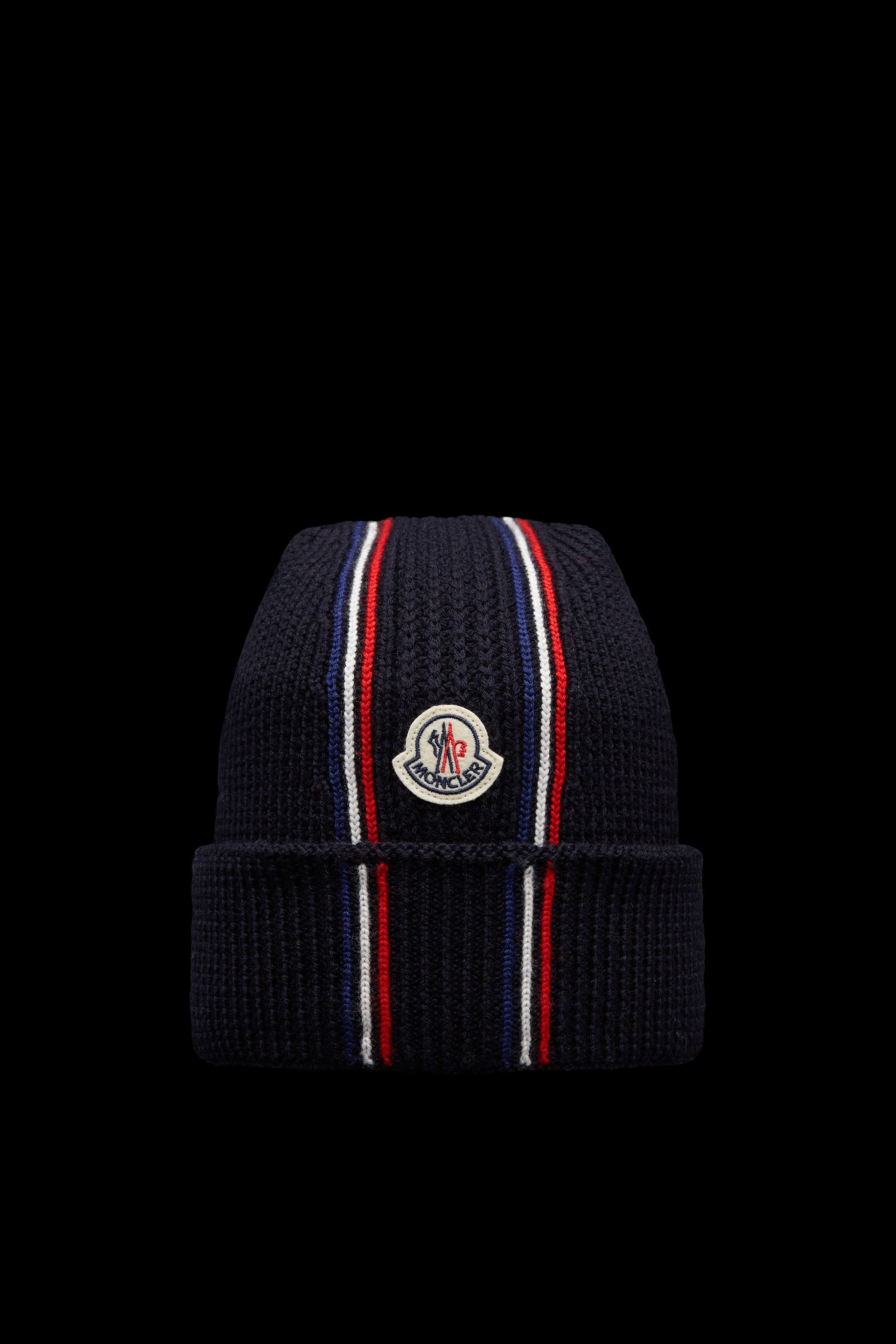 Tricolor Wool Beanie - 1