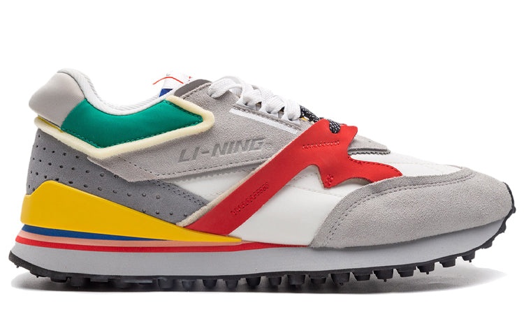 (WMNS) Li-Ning 001 'Grey Green Yellow' AGCP382-1 - 2