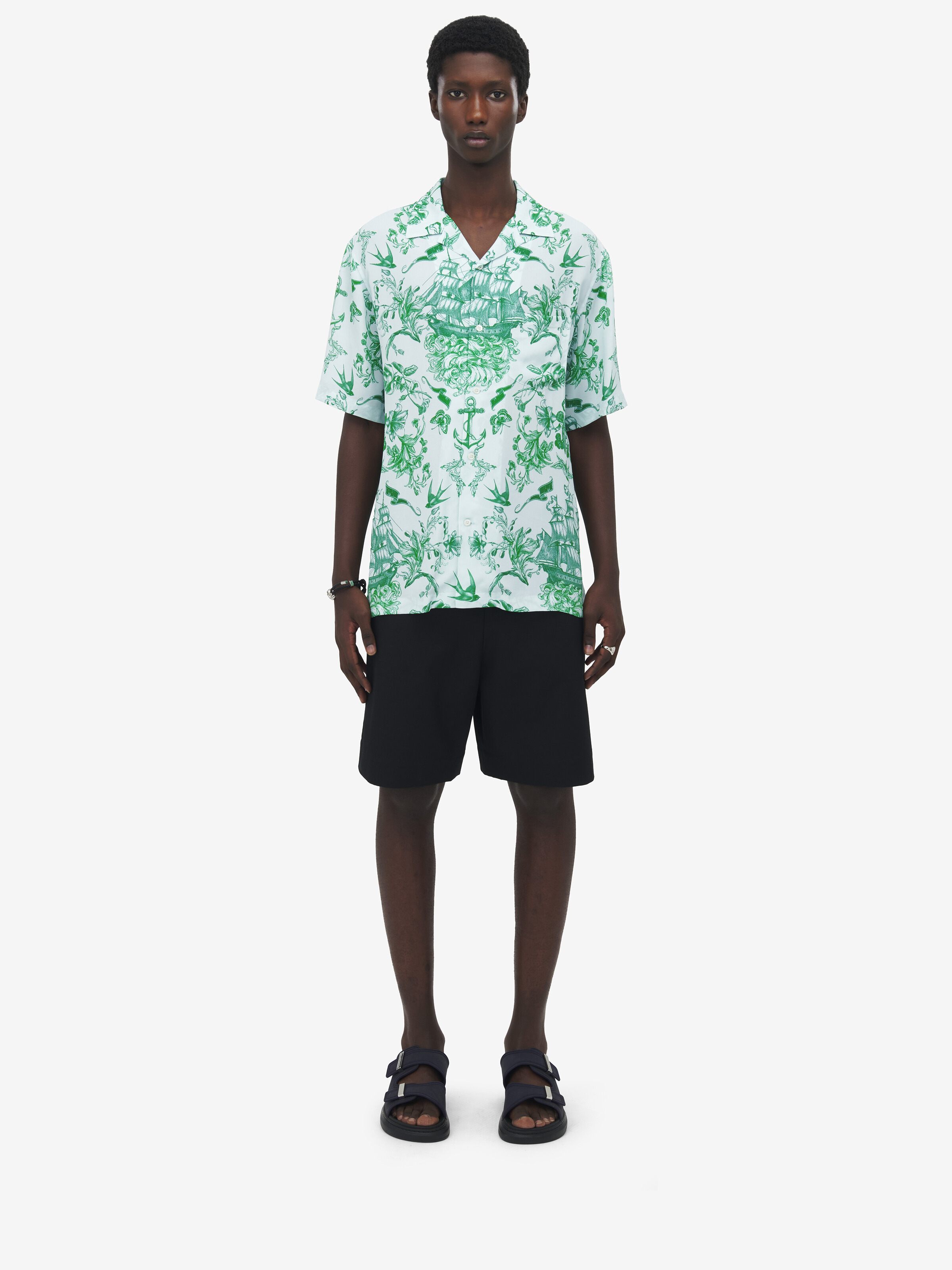 Sailor Tattoo Hawaiian Shirt - 3