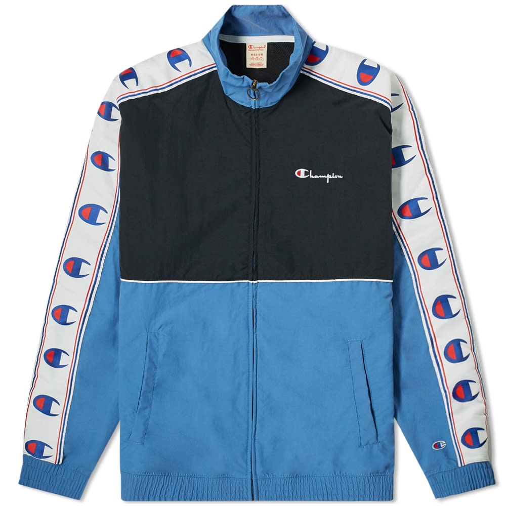 Champion Reverse Weave Tape Sleeve Track Top - 1