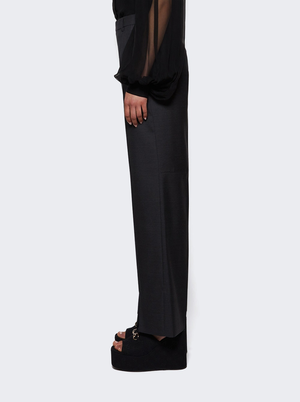 Ovesize Low Waist Pant Medium Grey - 3