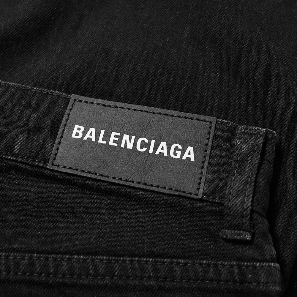 Balenciaga Slim Vintage Wash Jean - 5