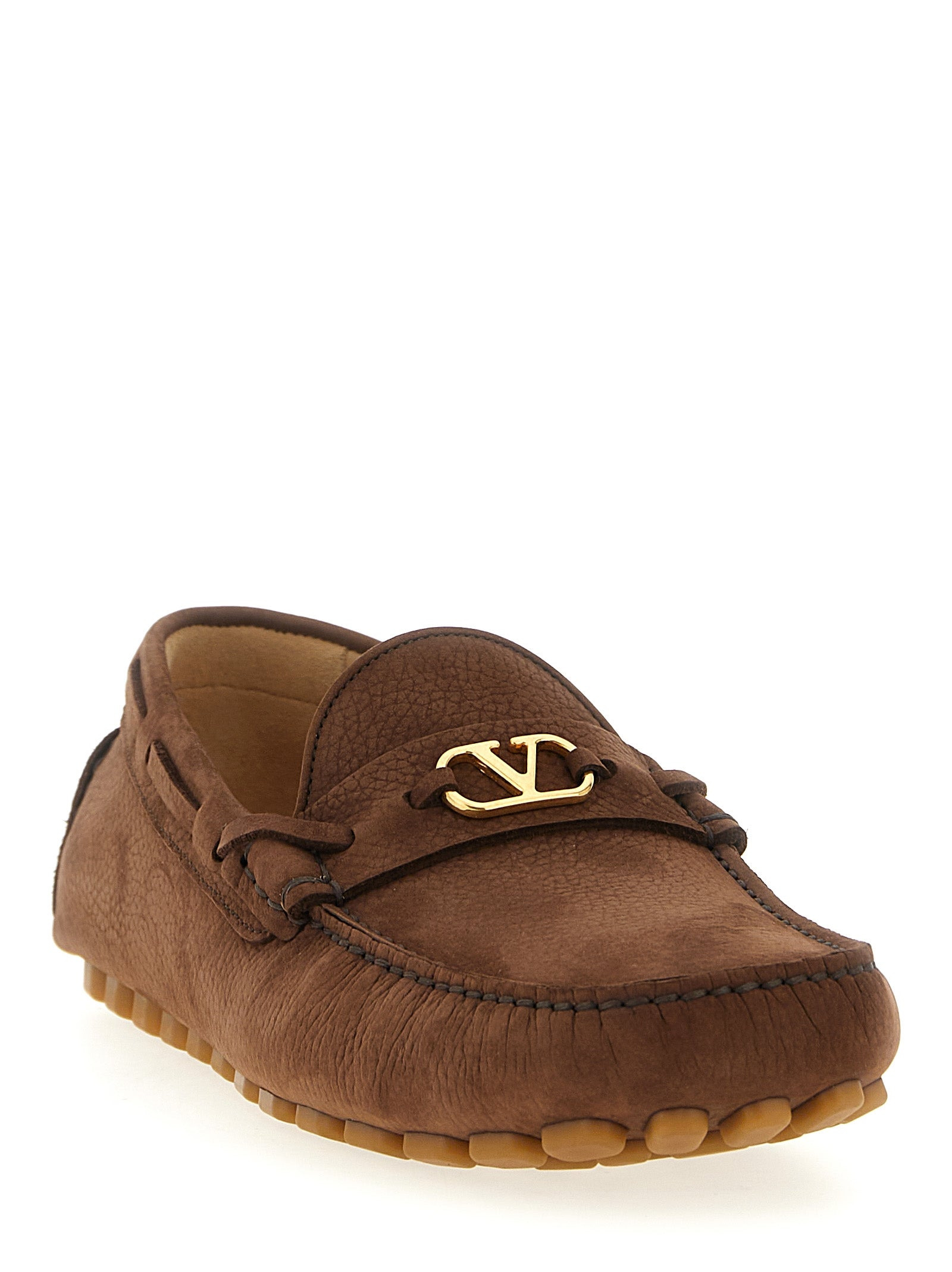 Valentino Garavani Men Valentino Garavani 'Driver Fastaway' Loafers - 2