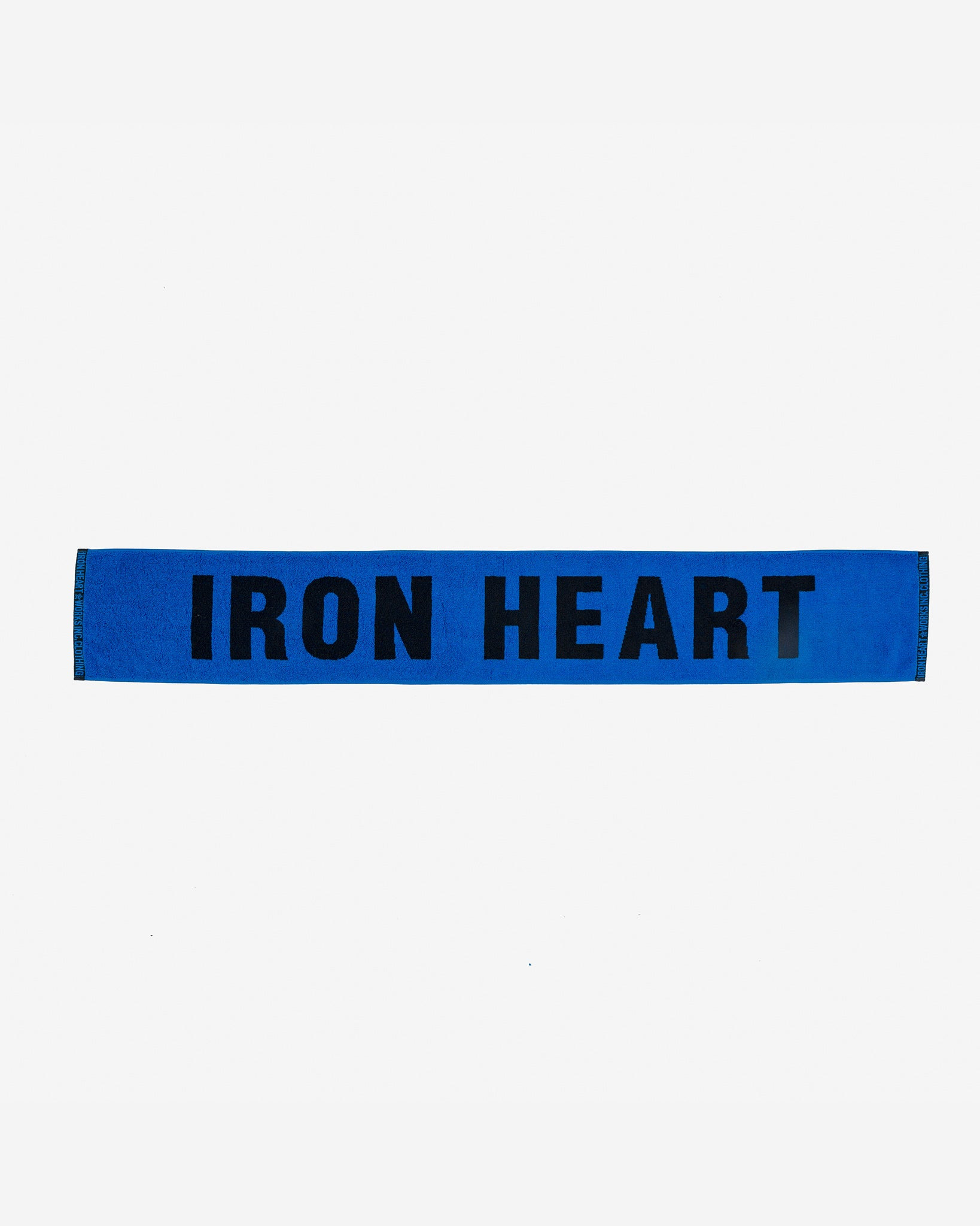 IHG-065-BLUBLK Iron Heart Small Imabari Towel - Blue/Black - 2