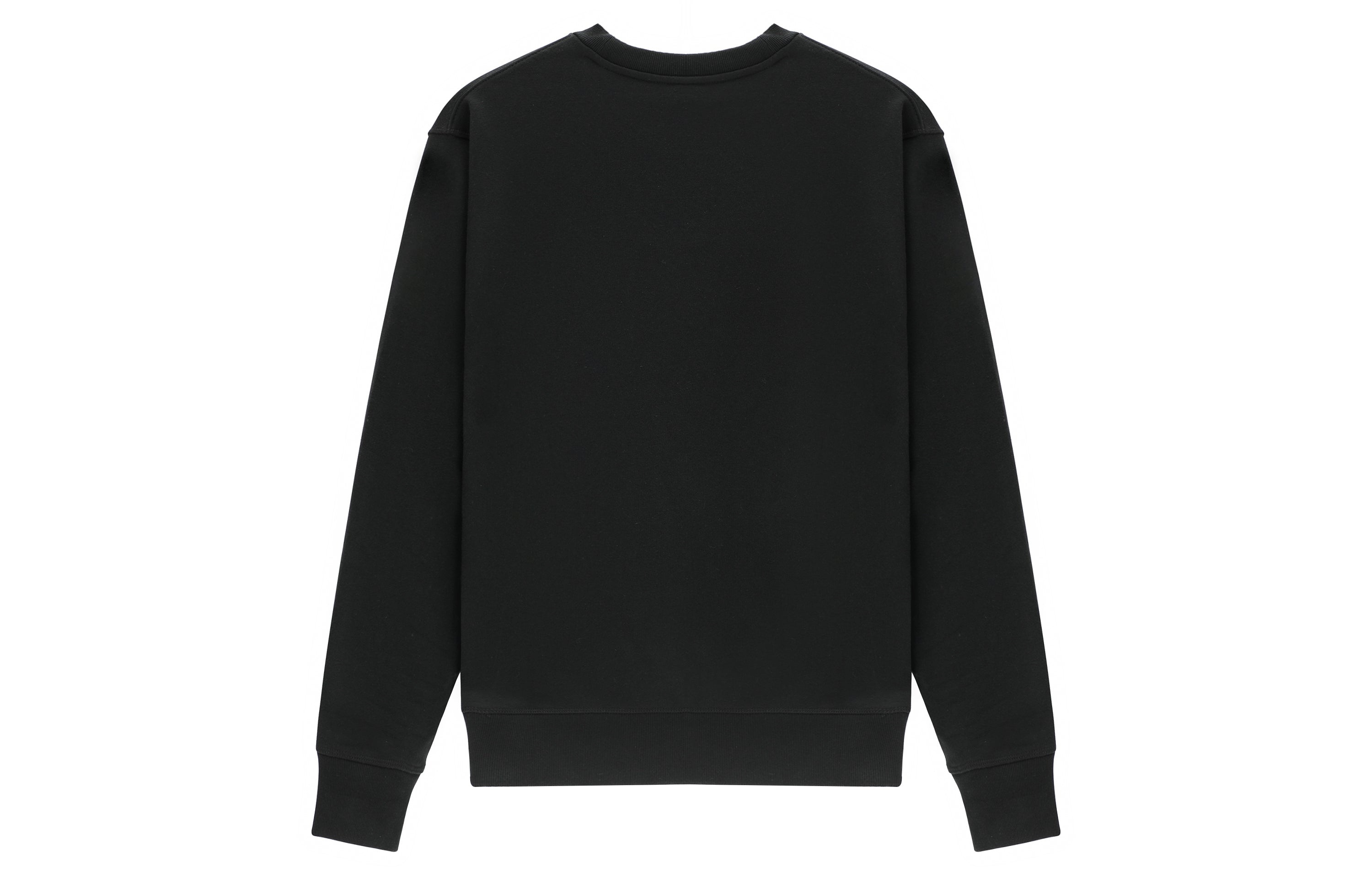New Balance Essentials Stacked Logo French Terry Crewneck Asia Sizing 'Black' AMT31538-BK - 2