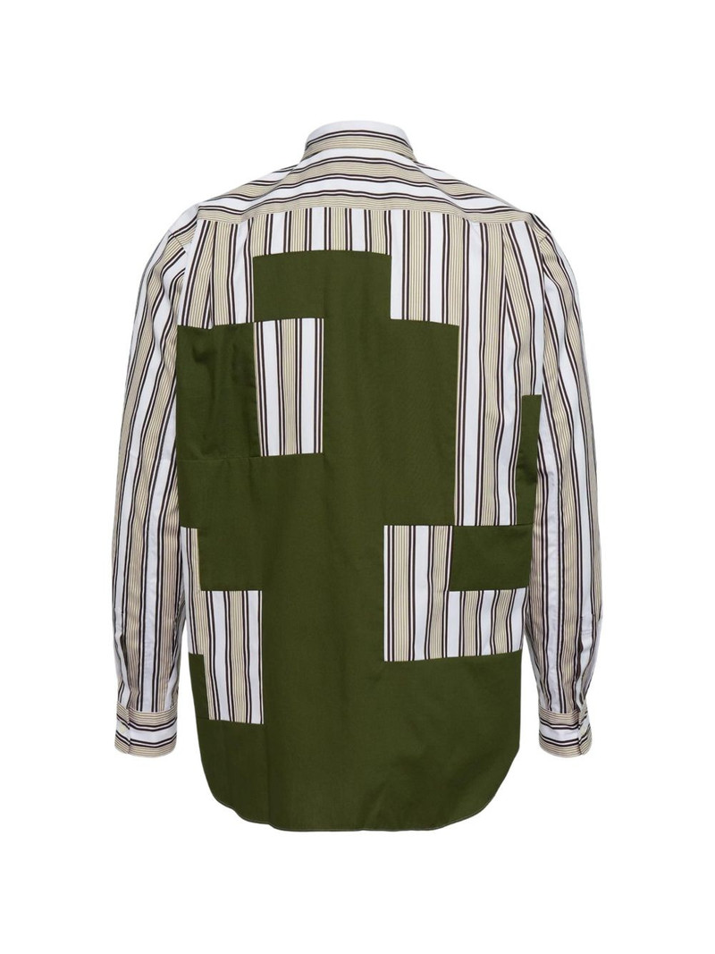 Comme des Garçons Homme Plus striped-pattern shirt outlook