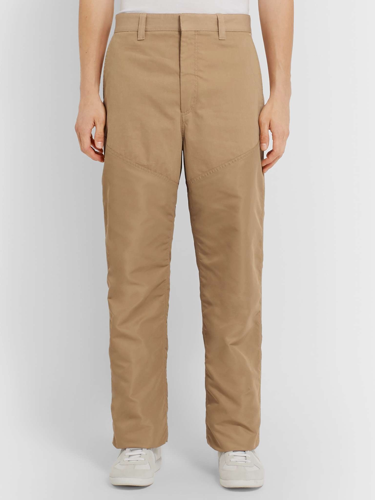 Panelled Cotton-Canvas and Nylon Trousers - 4