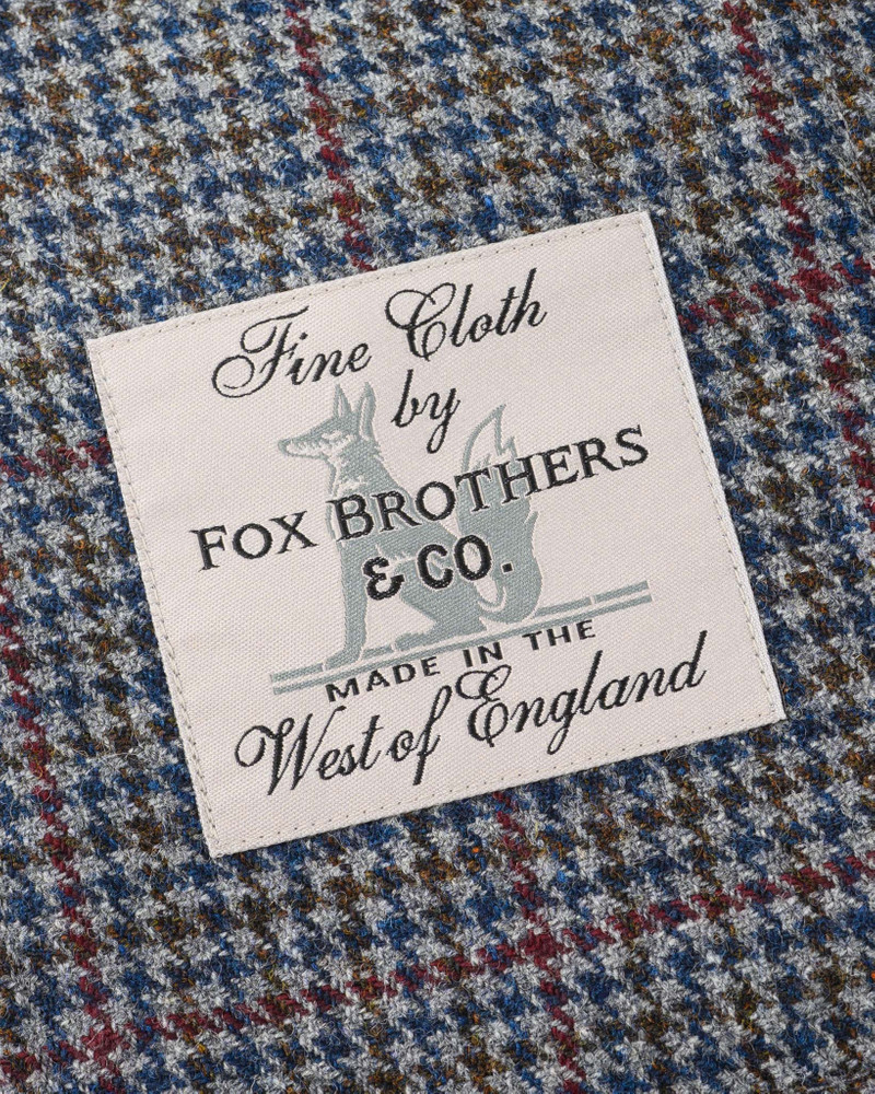 IHDR-434-PPT 14OZ FOX BROTHERS® WOOL CPO SHIRT - ANTIQUE PEWTER PUPPYTOOTH CHECK 16