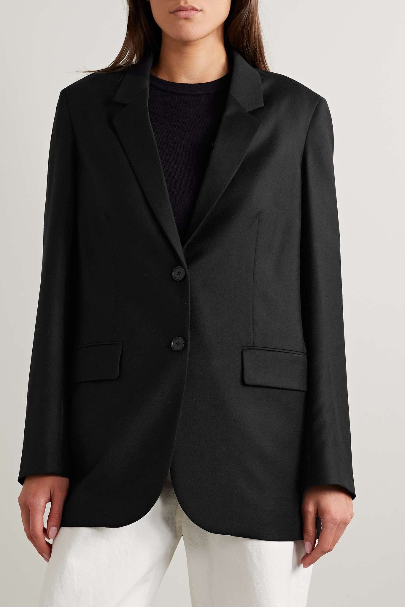 The Row Dustina wool-flannel jacket | netaporter | REVERSIBLE
