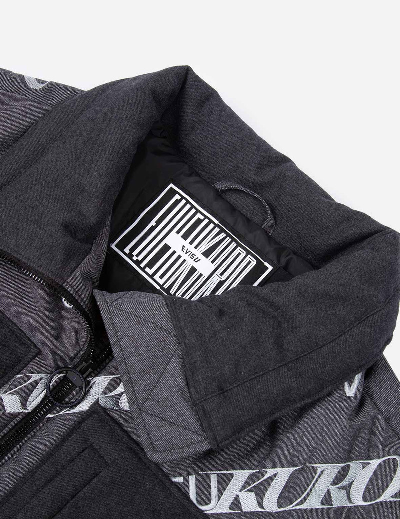 Allover Logo Embroidered Padded Jacket 9